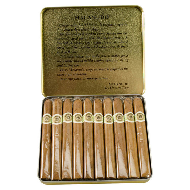 Macanudo Natural Ascot Cigarillo - Tin