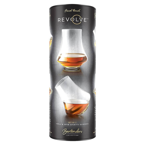 Final Touch Revolve Spirit Tasting Glass 2 Pack 6.5oz - 6.5 Oz - Pack Final Touch Revolve Spirit Tasting Glass 2 Pack 6.5oz - 6.5 Oz - Pack