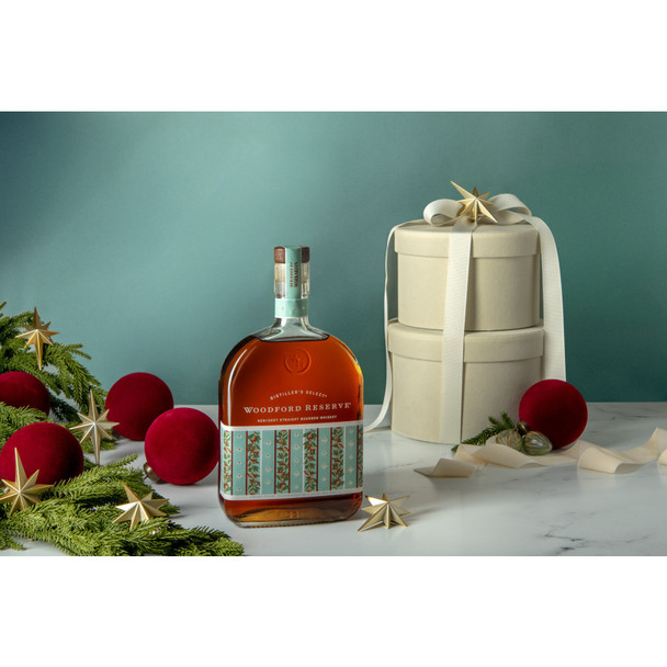 Woodford Reserve Bourbon Holiday Bottle - 1.0 L - 1.0L - Glass