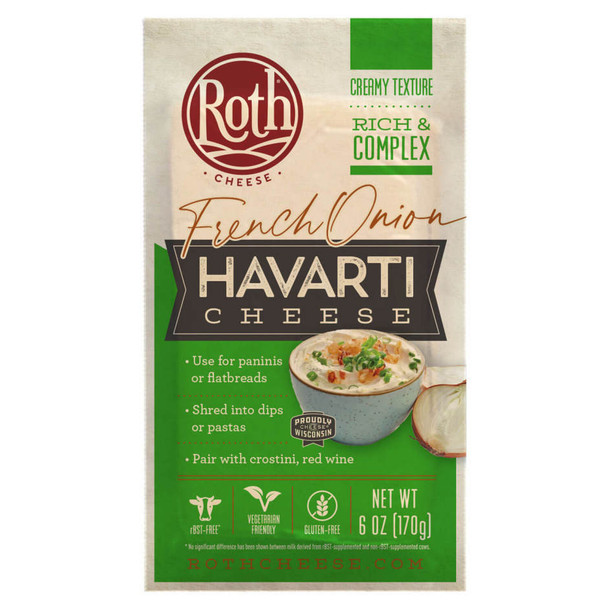 Roth French Onion Havarti - 6 Oz - 6-OZ