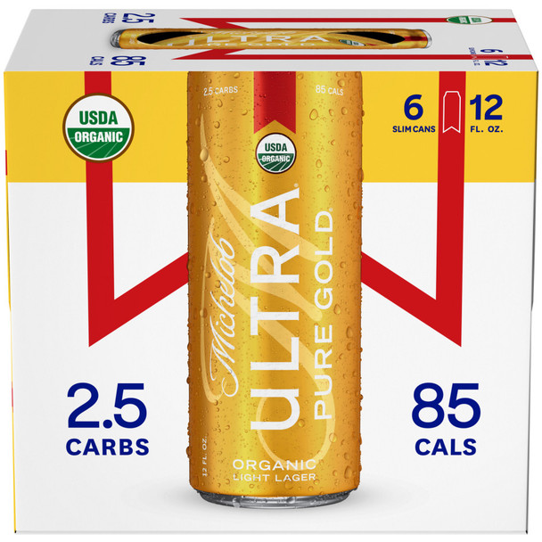 Michelob Ultra Pure Gold - 12 Oz - 6-PK - Aluminum