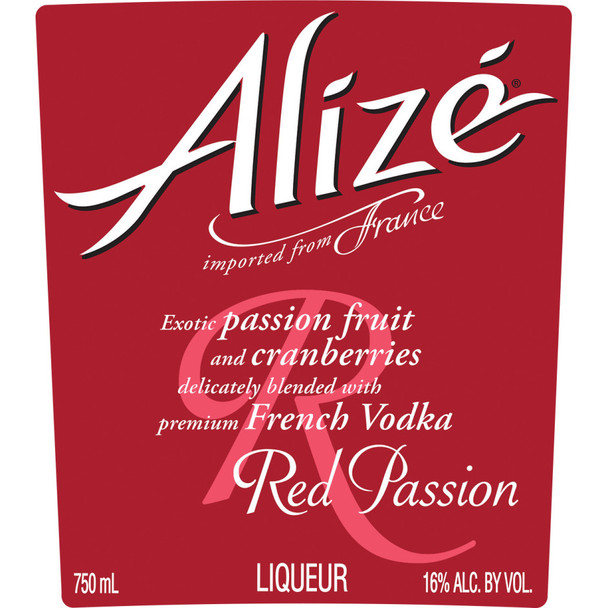 Alize Red Passion - 750 mL - 750ML - Glass