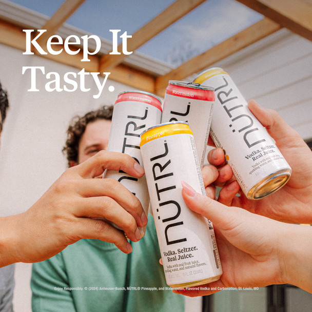 NUTRL Vodka Soda Fruit Variety - 8-PK - Aluminum