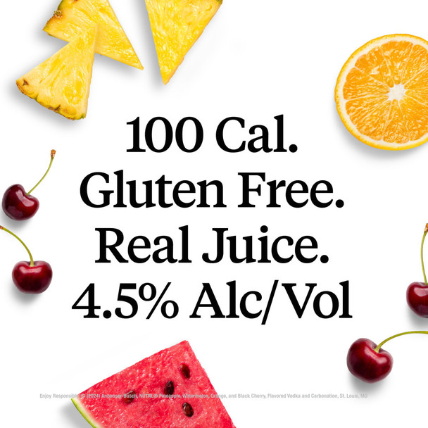 NUTRL Vodka Soda Fruit Variety - 8-PK - Aluminum