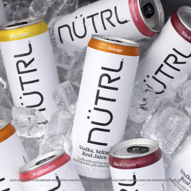 NUTRL Vodka Soda Fruit Variety #1 - 8-PK - Aluminum