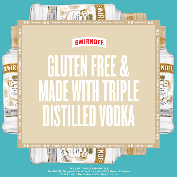 Smirnoff Whipped Cream Vodka - 750 mL - 750ML - Glass