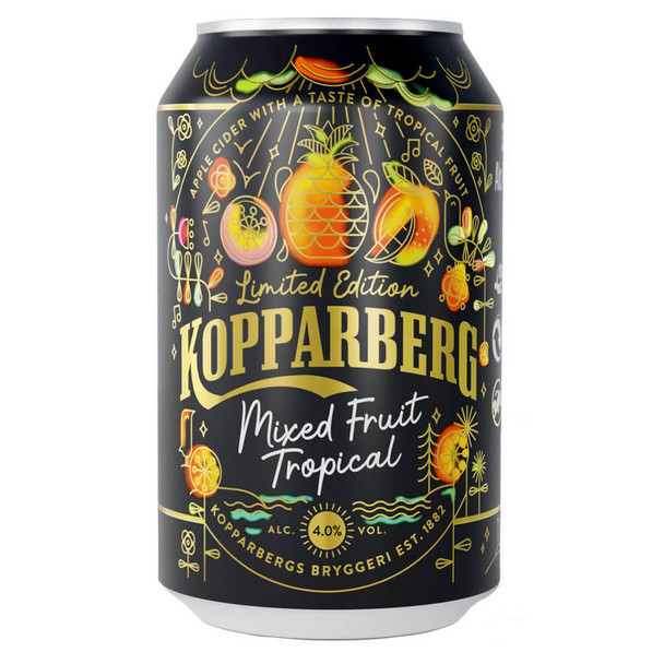 Kopparberg Mixed Fruit Tropical - 4-PK - Aluminum