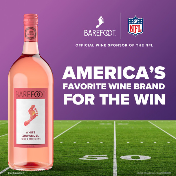 Barefoot White Zinfandel - 1.5 L - 1.5L - Glass