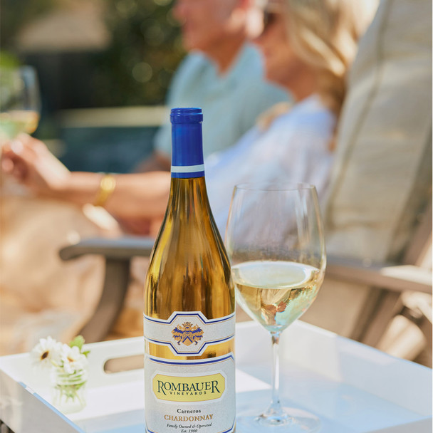 Rombauer Carneros Chardonnay - 750 mL - 750ML - Glass