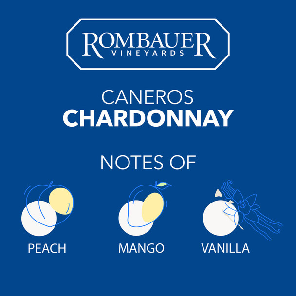 Rombauer Carneros Chardonnay - 750 mL - 750ML - Glass
