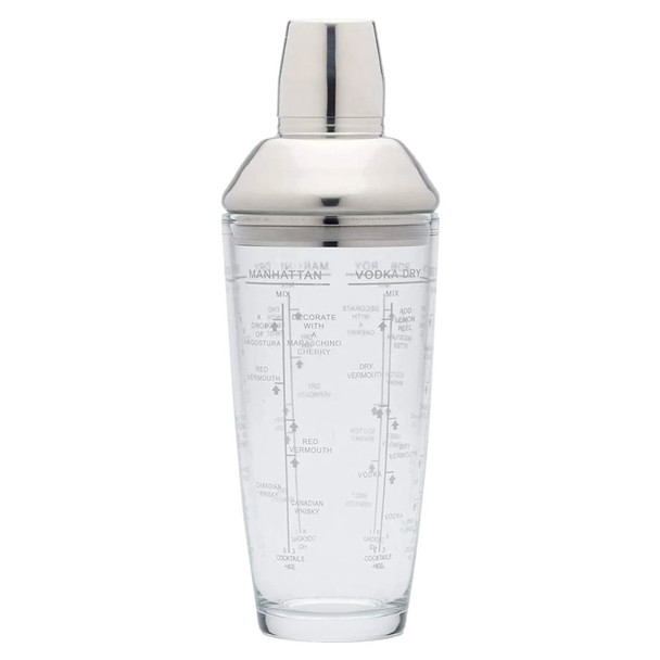BKLYN Glass Shaker 15 oz - 15 Oz - 15OZ