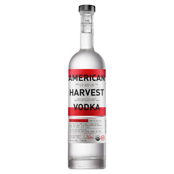 American Harvest Organic Vodka - 750 mL - 750ML - Glass
