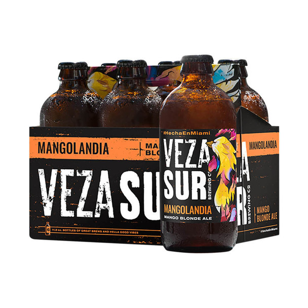 Veza Sur Mangolandia Mango Blonde Ale - 12 Oz - 6-PK - Glass