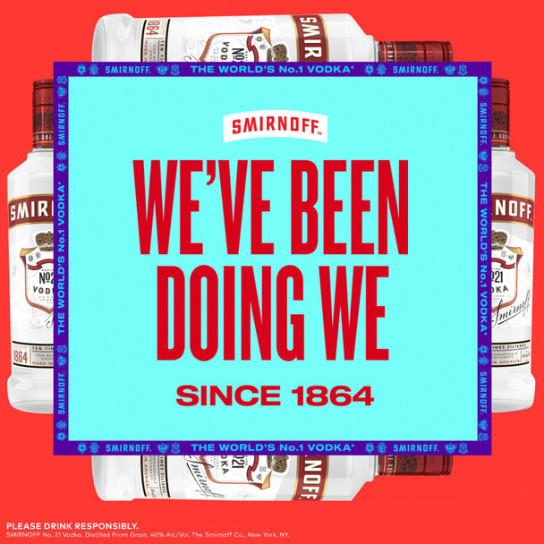 Smirnoff No. 21 Vodka - 100 mL - 100ML - Glass