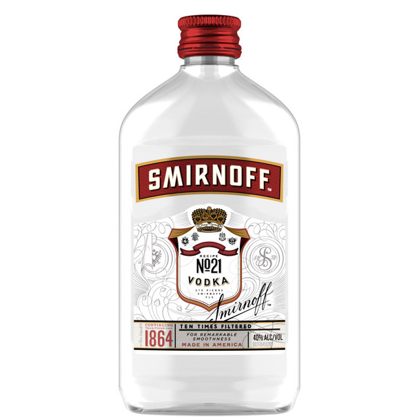 Smirnoff No. 21 Vodka - 100 mL - 100ML - Glass