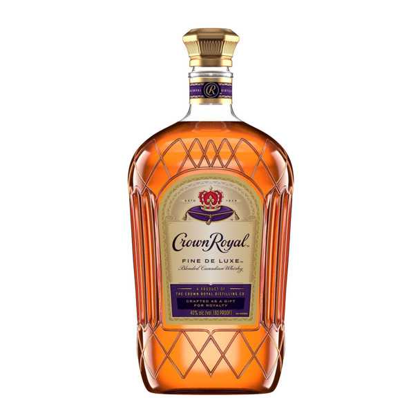 Crown Royal Deluxe Canadian Whisky - 1.75 L - 1.75L - Glass