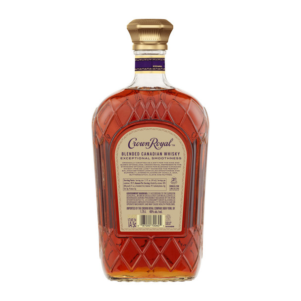 Crown Royal Deluxe Canadian Whisky - 1.75 L - 1.75L - Glass