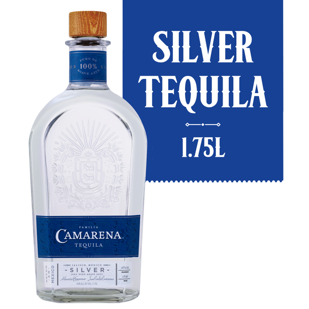 Camarena Silver Tequila - 1.75 L - 1.75L - Glass