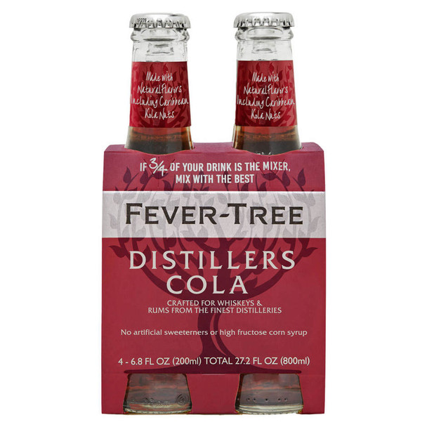 Fever Tree Distillers Cola - 6.8 Oz - 4-PK - Glass