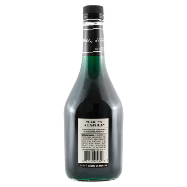Charles Regnier Creme De Menthe - 750 mL - 750ML - Glass