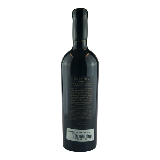 Paratus Mount Veeder Reserve Cabernet Sauvignon - 750 mL - 750ML - Glass