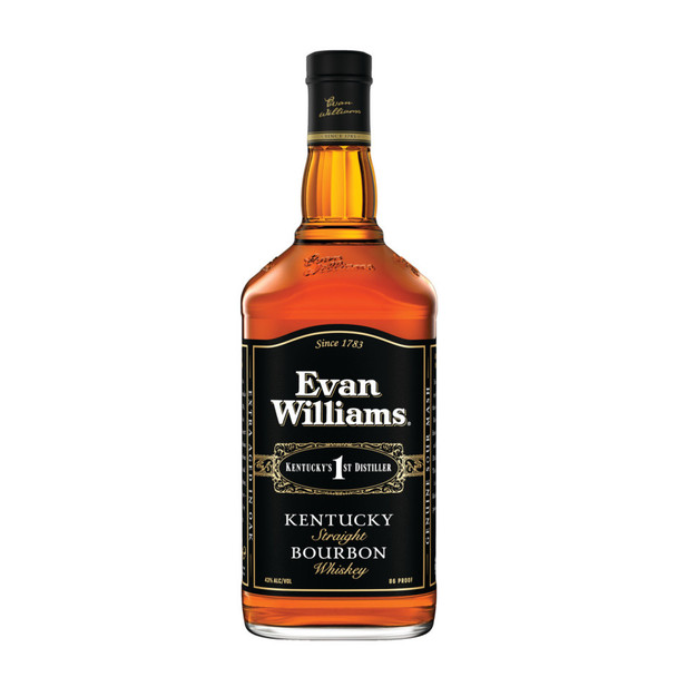 Evan Williams Black Bourbon - 1.75 L - 1.75L - Glass