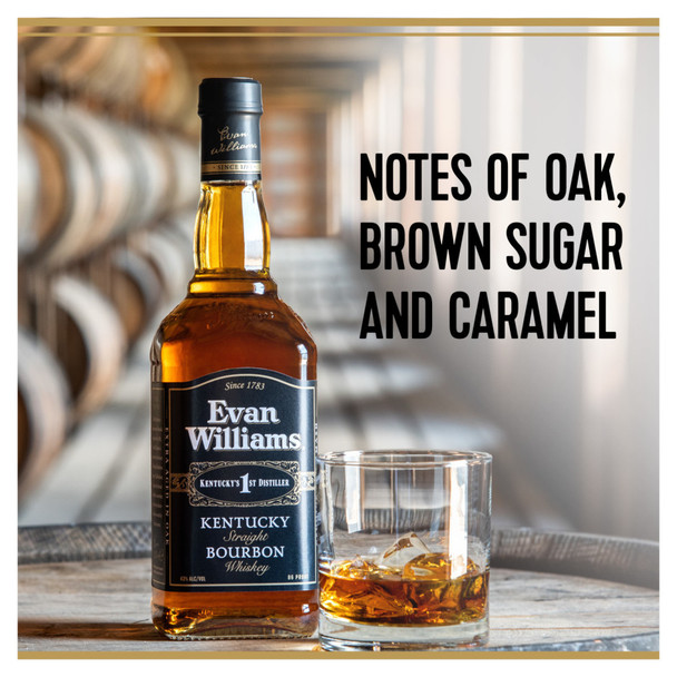 Evan Williams Black Bourbon - 1.75 L - 1.75L - Glass