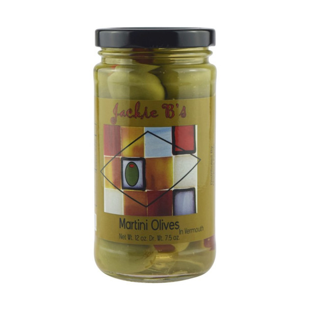 Jackie B's Pimento Stuffed Martini Olives - 12 Oz - 12OZ