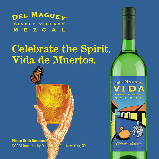 Del Maguey Vida De Muertos Mezcal - 750 mL - 750ML - Glass