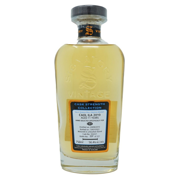 Signatory 2010 Caol Ila Single Malt Scotch Whisky - 750 mL - 750ML - Glass