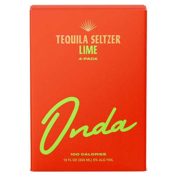 Onda Lime Tequila Seltzer - 12 Oz - 4-PK - Aluminum