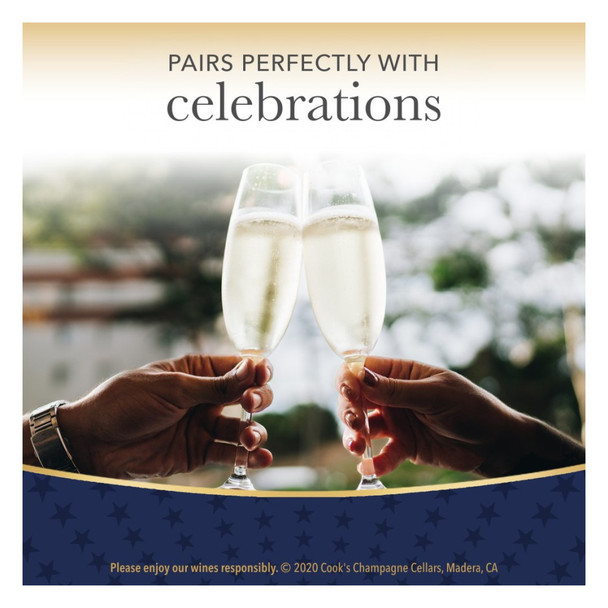 Cook's Brut Champagne - 1.5 L - 1.5L - Glass