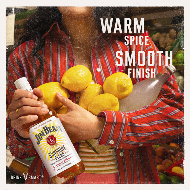 Jim Beam Sunshine Blend Special Release Straight Bourbon Whiskey - 750 mL - 750ML - Glass