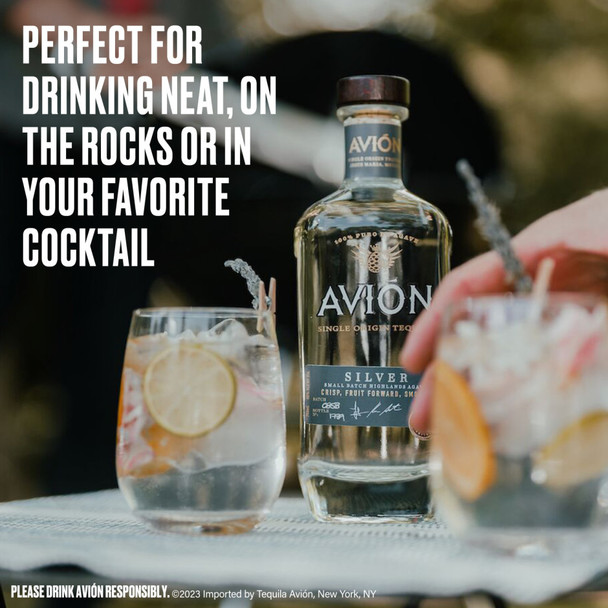 Avion Tequila Silver - 750 mL - 750ML - Glass
