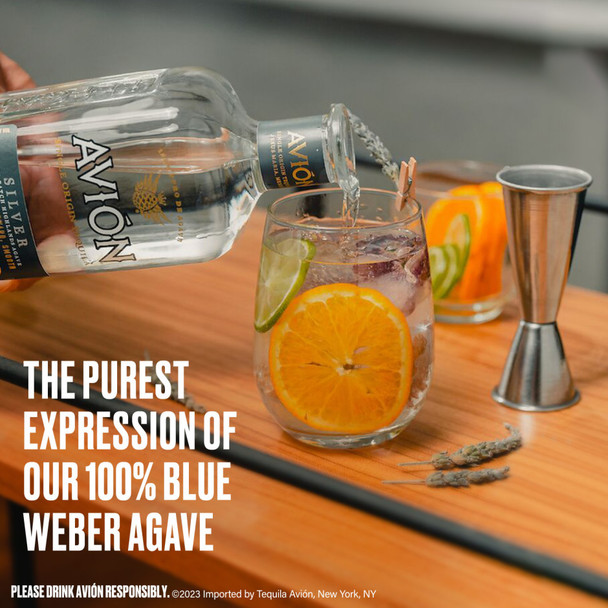 Avion Tequila Silver - 750 mL - 750ML - Glass