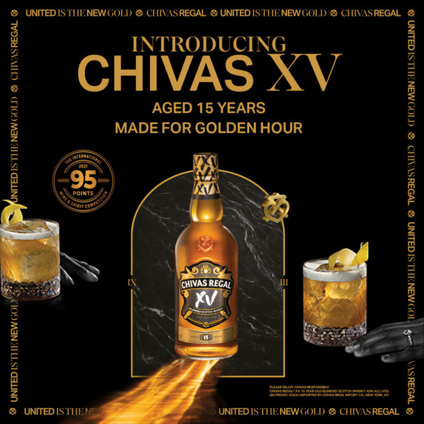 Chivas Regal 15 Year Scotch - 750 mL - 750ML - Glass