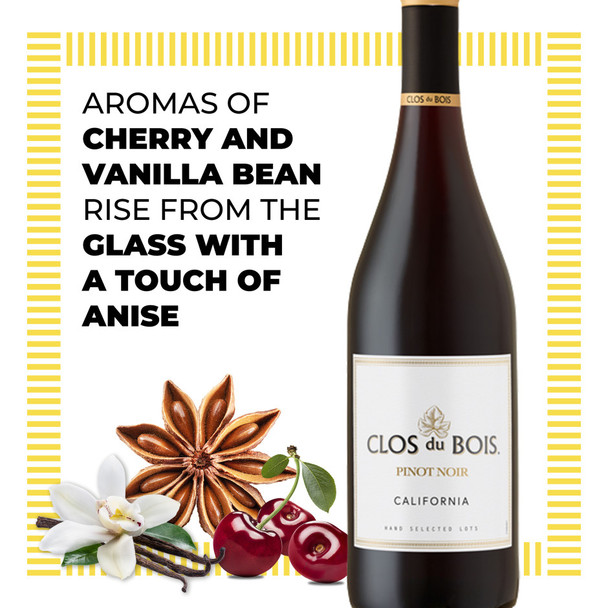 Clos Du Bois Pinot Noir - 750 mL - 750ML - Glass