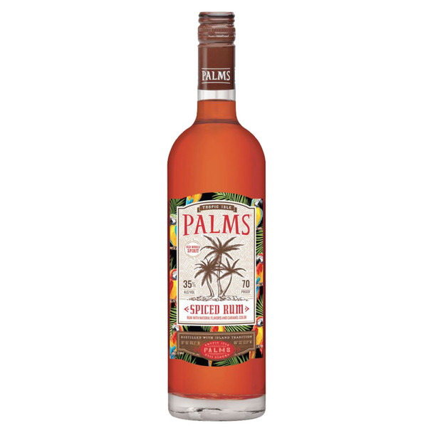 Palms Spiced Rum - 750 mL - 750ML - Glass