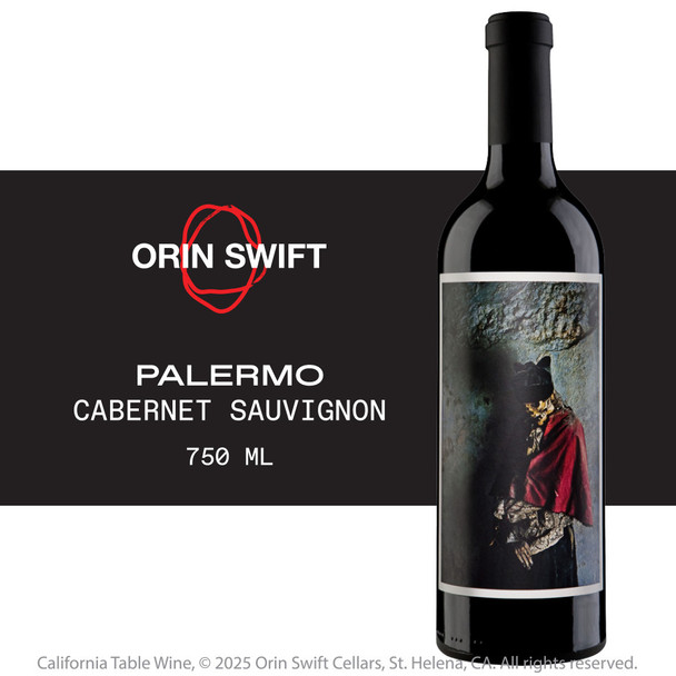Orin Swift Palermo Cabernet Sauvignon - 750 mL - 750ML - Glass
