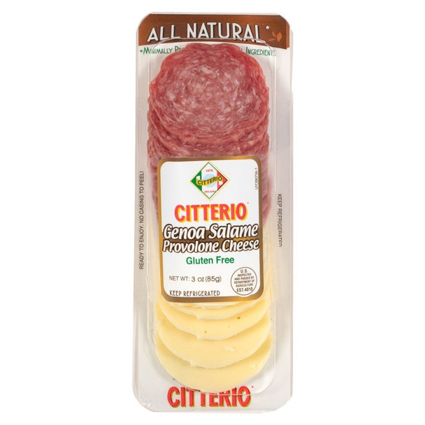 Citterio Genoa Salame & Provolone Cheese Pronti - 3 Oz - 3-OZ