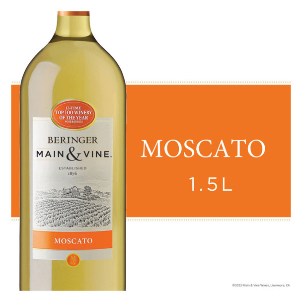 Beringer Main And Vine Moscato - 1.5 L - 1.5L - Glass