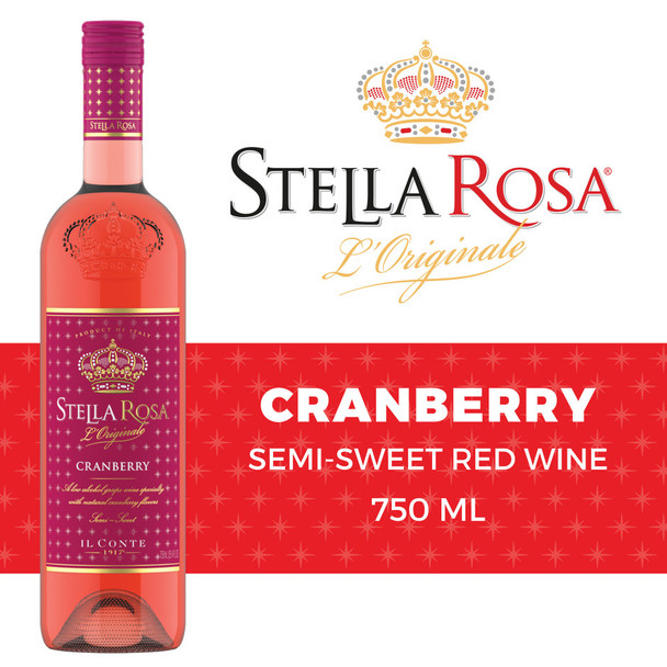 Stella Rosa Cranberry - 750 mL - 750ML - Glass