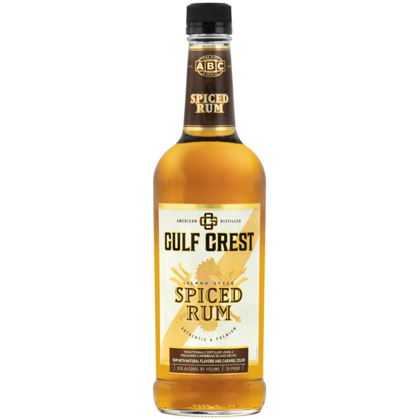 ABC Gulf Crest Spiced Rum - 750 mL - 750ML - Glass ABC Gulf Crest Spiced Rum - 750 mL - 750ML - Glass
