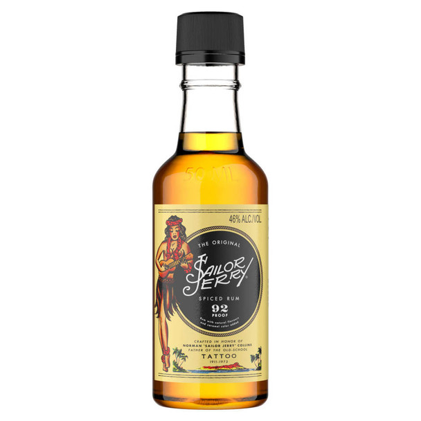 Sailor Jerry Rum Spiced - 50 mL - 50ML - Glass