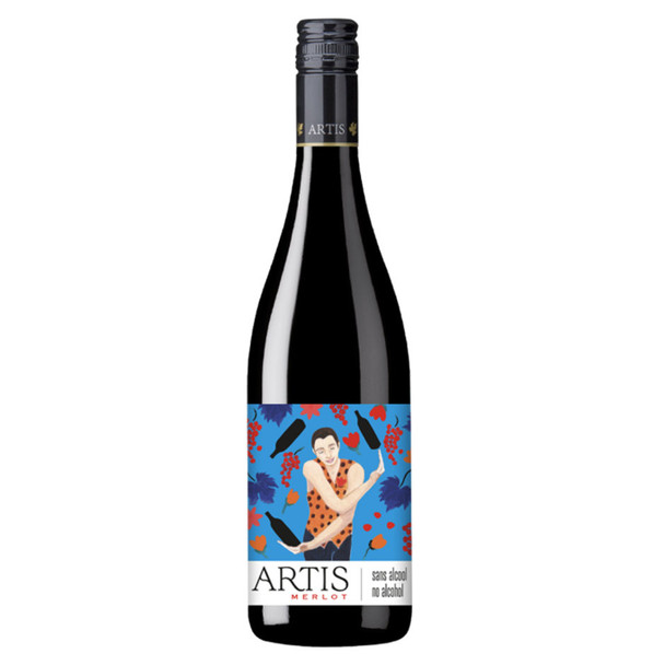 Artis Non-Alcoholic Merlot - 750 mL - 750ML - Glass