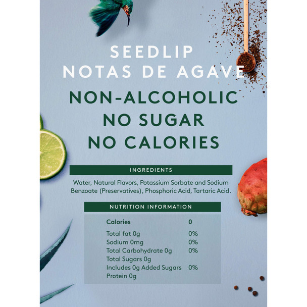 Seedlip Notas de Agave Non Alcoholic Spirit - 700 mL - 700ML - Glass