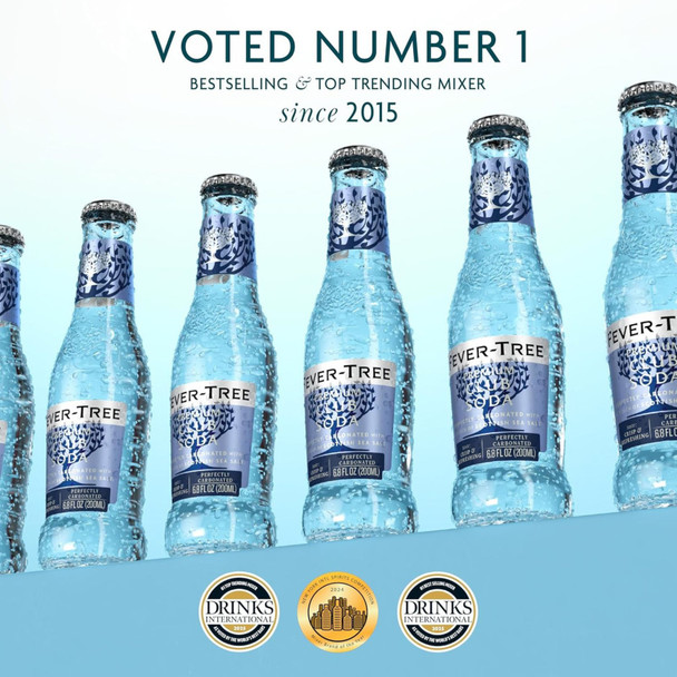 Fever Tree Club Soda - 6.8 Oz - 4-PK