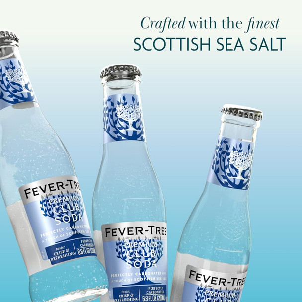 Fever Tree Club Soda - 6.8 Oz - 4-PK