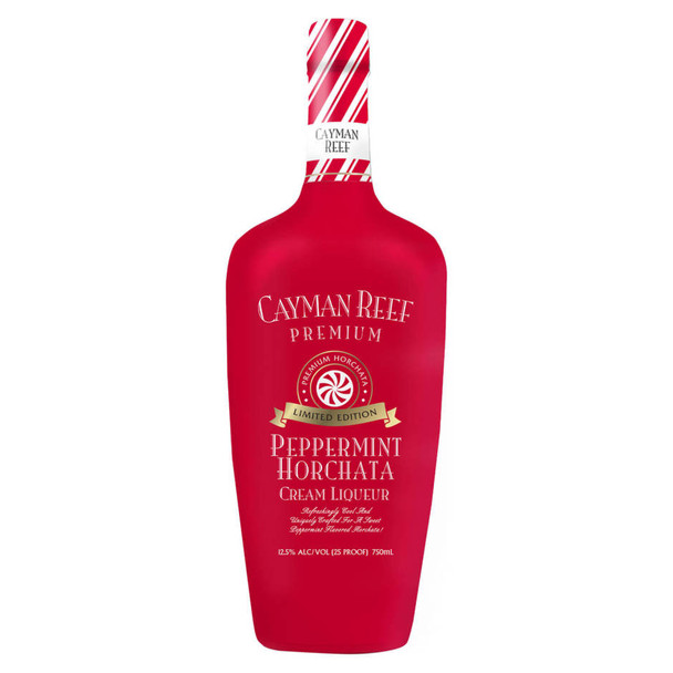 Cayman Reef Peppermint Horchata Cream Liqueur - 750 mL - 750ML - Glass