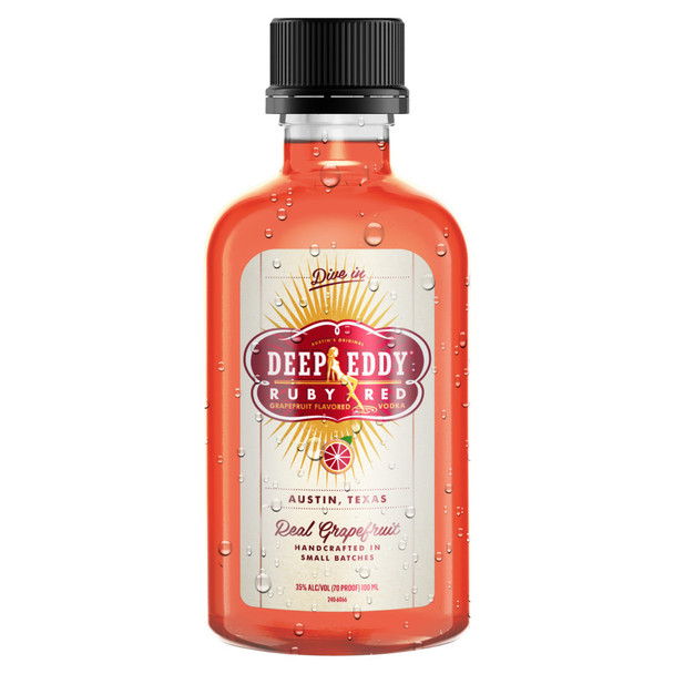 Deep Eddy Ruby Red Grapefruit Vodka - 100 mL - 100ML - Glass